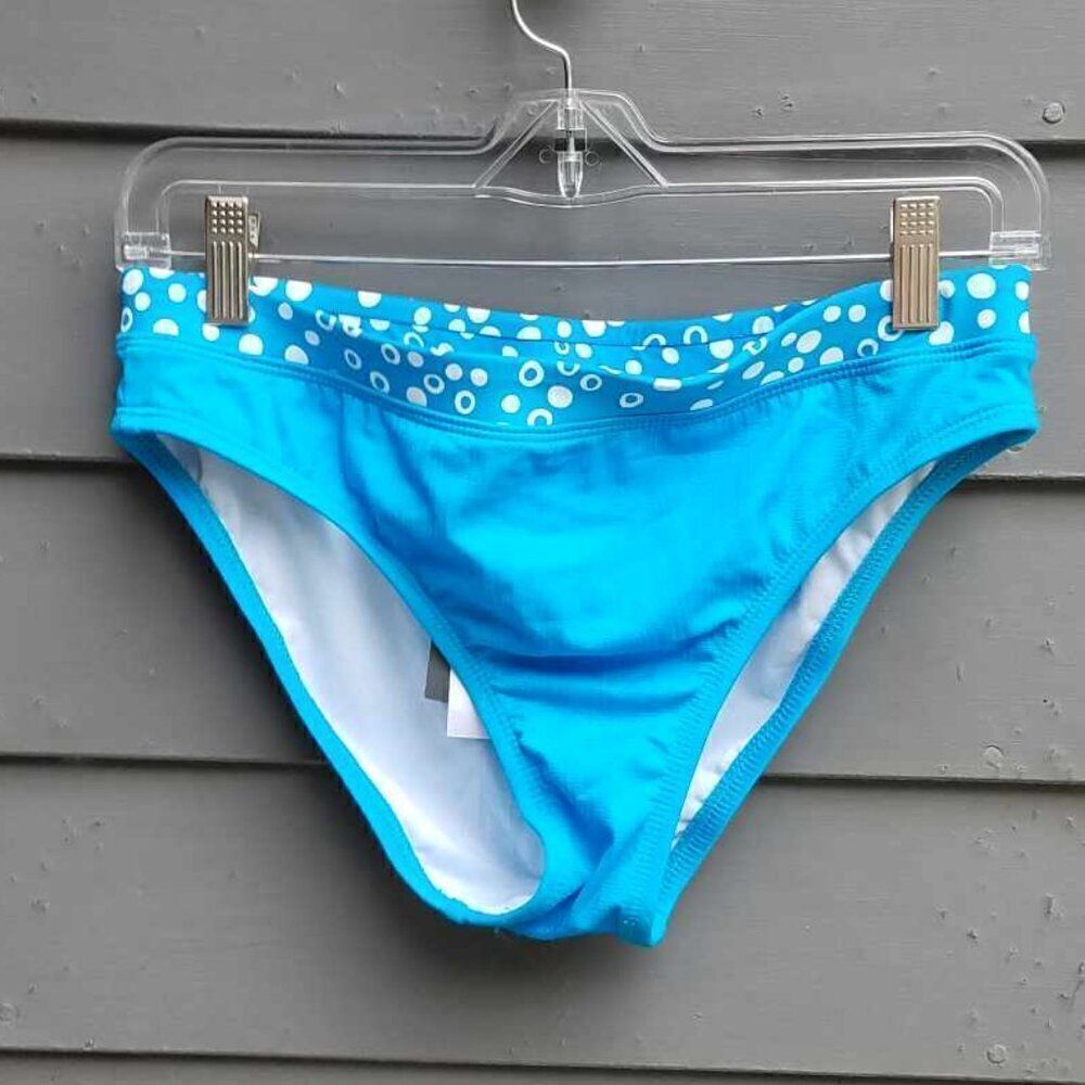 NWT Athea Blue Bikini Bottoms size 8